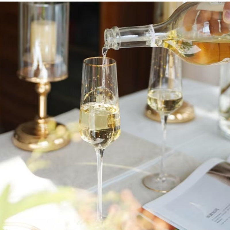 LOMONOSOV STAR Collection Champagne Flutes