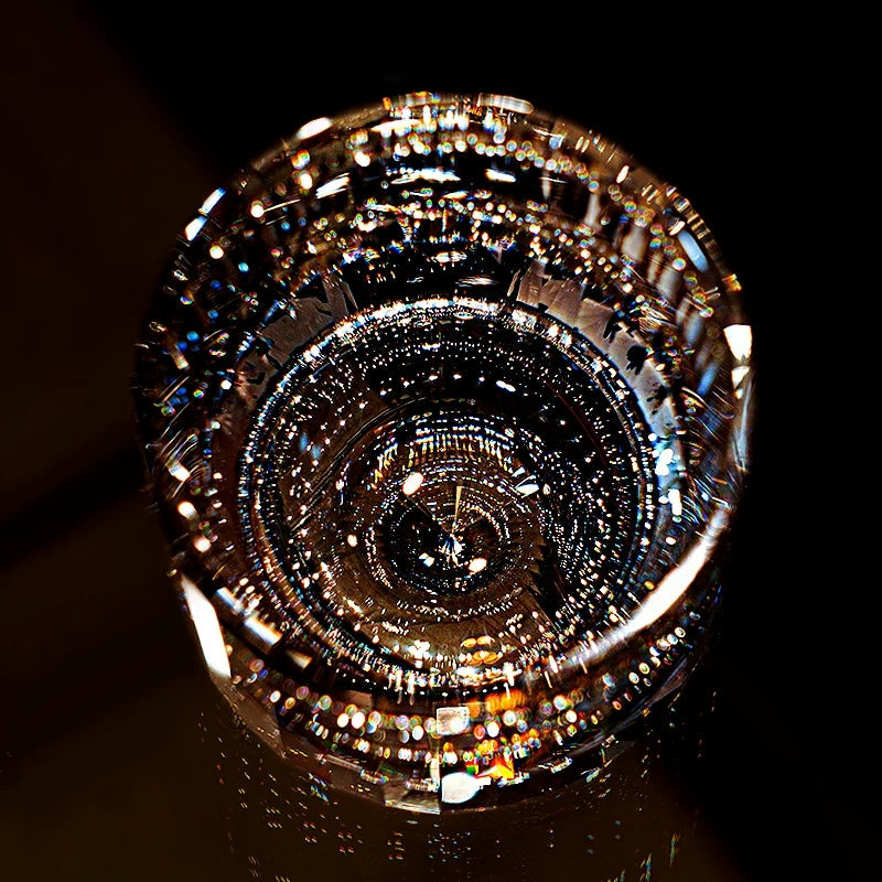 Edo Kiriko Diamond Cut Rotating Crystal Whisky Glass Collection