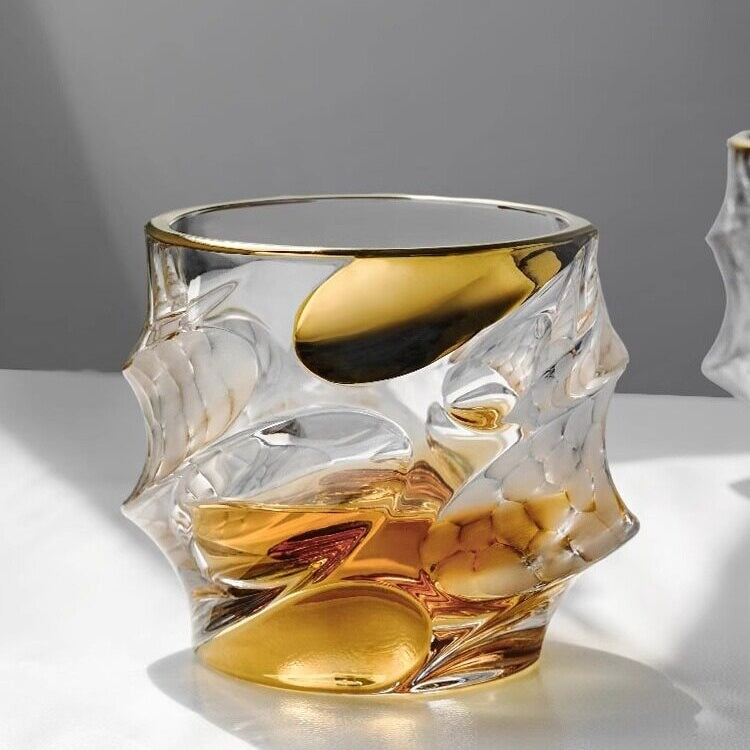 Bohemia CALYPSO Crystal Whisky Decanter Set