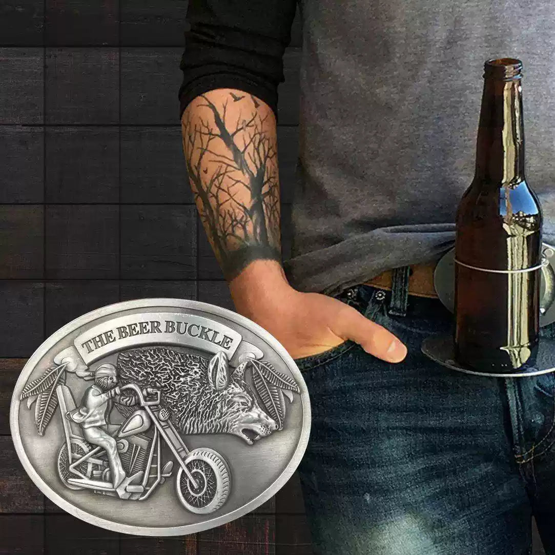America Drink Buckle – The Original Hands-Free Beverage Belt Buckle
