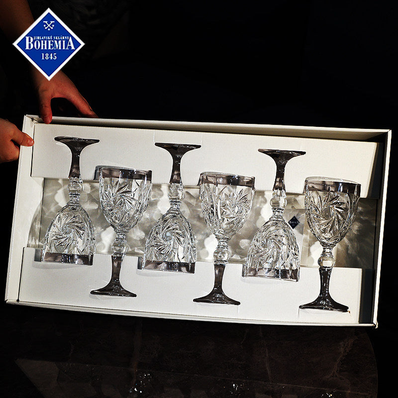 Bohemia Windmill Series Wine Glasses Gift Set