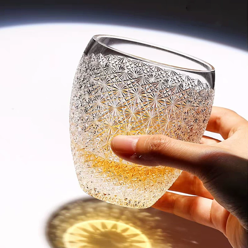 Starry Night Edo Kiriko Whisky Glass
