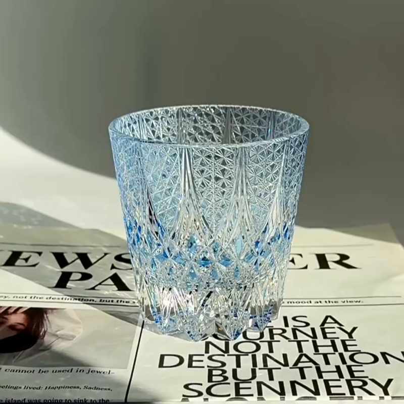 Flourish Edo Kiriko Crystal Whiskey Glass