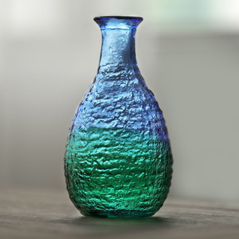 Toyo Sasaki Aurora Japanese Handcrafted Glass Sake Gift Set