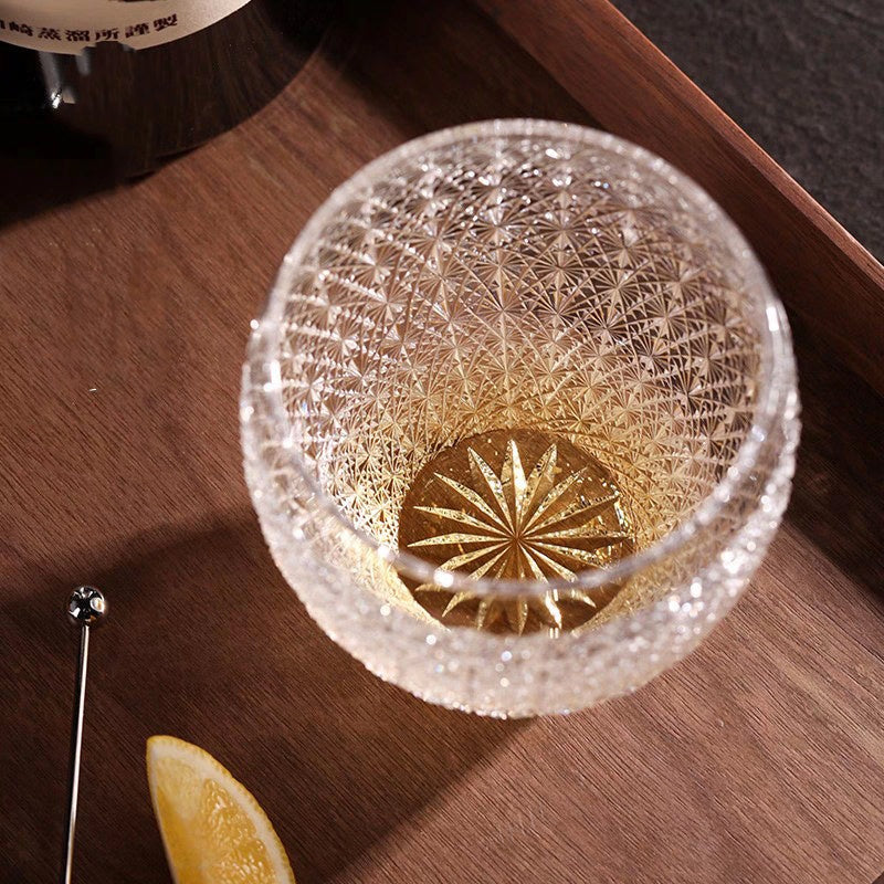 Starry Night Edo Kiriko Whisky Glass