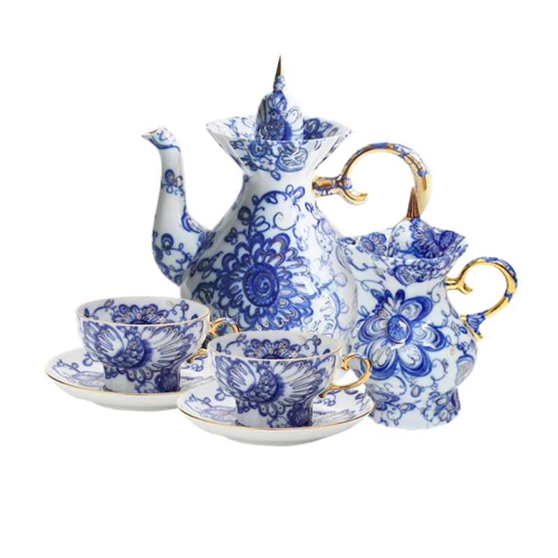 LOMONOSOV Firebird Luxury Afternoon Tea & Coffee Set