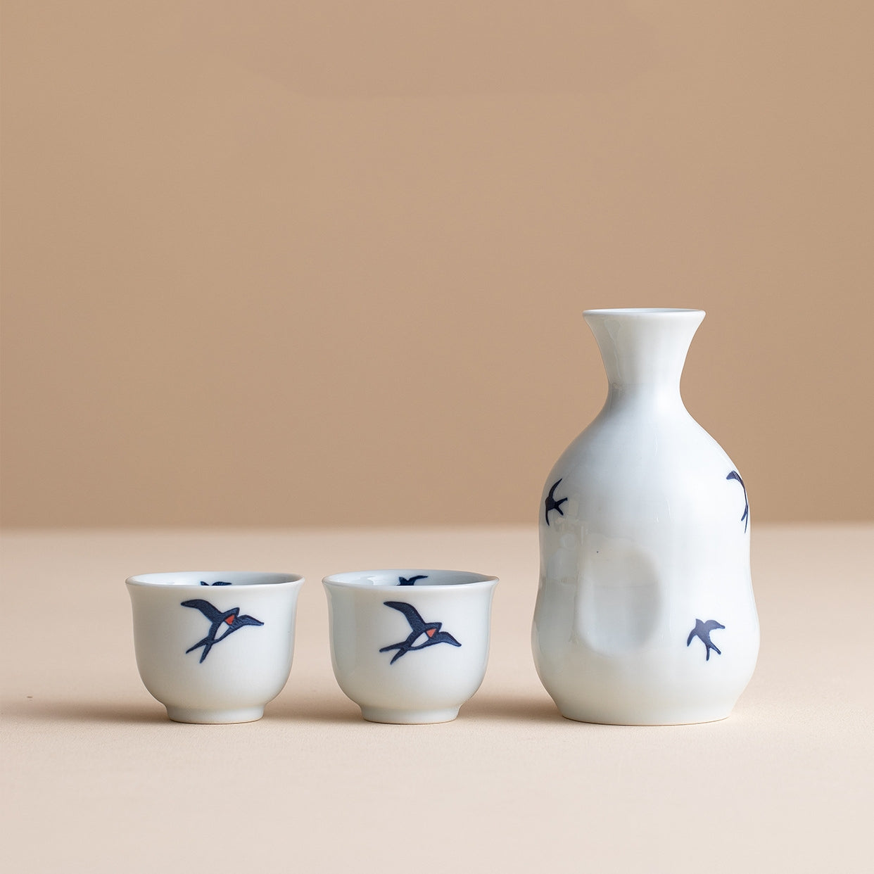 MINO WARE Tsubame Sake Set
