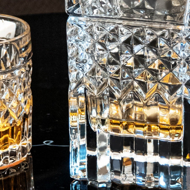 BOHEMIA HARRY Crystal Whisky Decanter Set