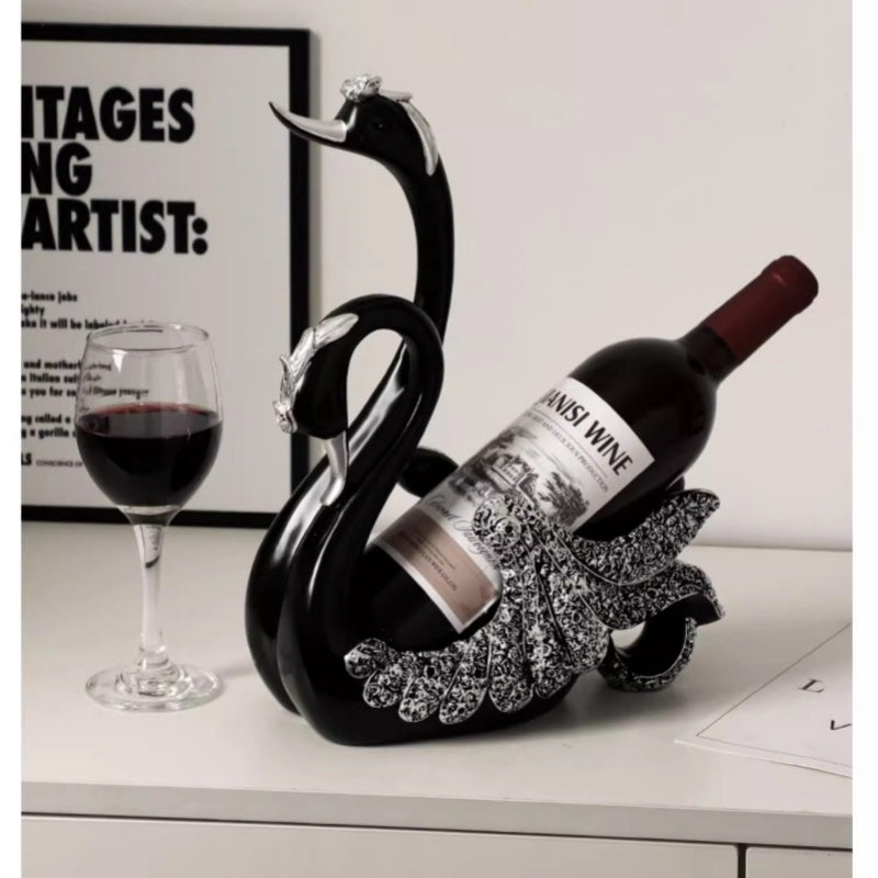 Creative Black Swan Wine Rack