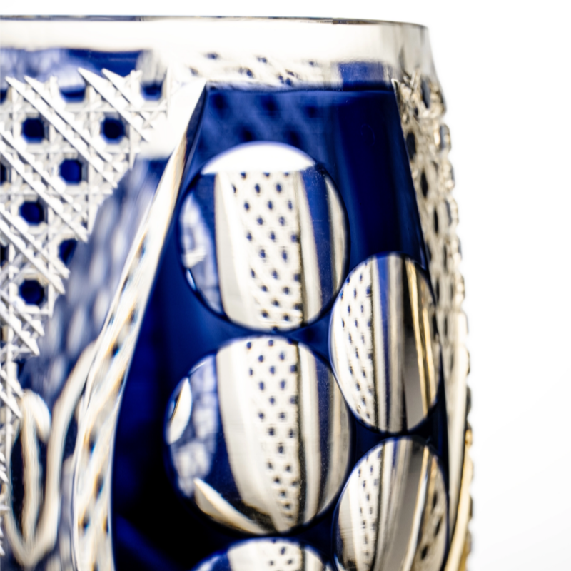 Owl Edo Kiriko Master Collection Crystal Whiskey Glass