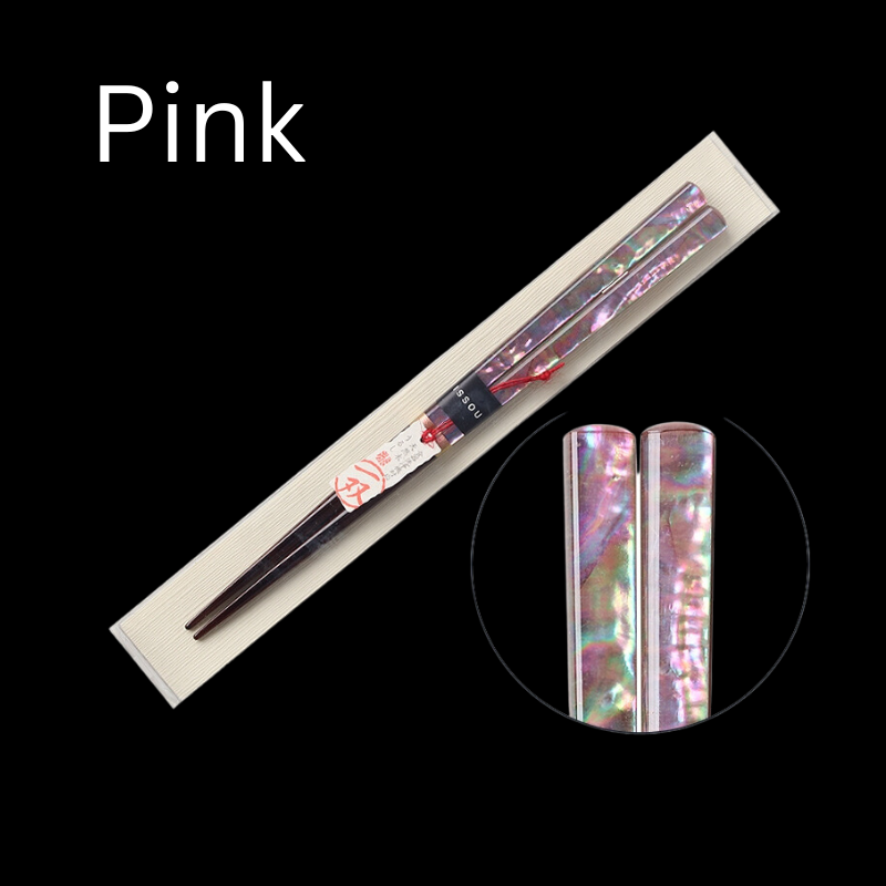 ISSOU Japanese Handcrafted Mother of Pearl Chopsticks Set Goglasscup