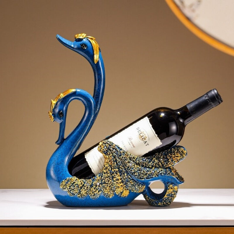 Creative Black Swan Wine Rack