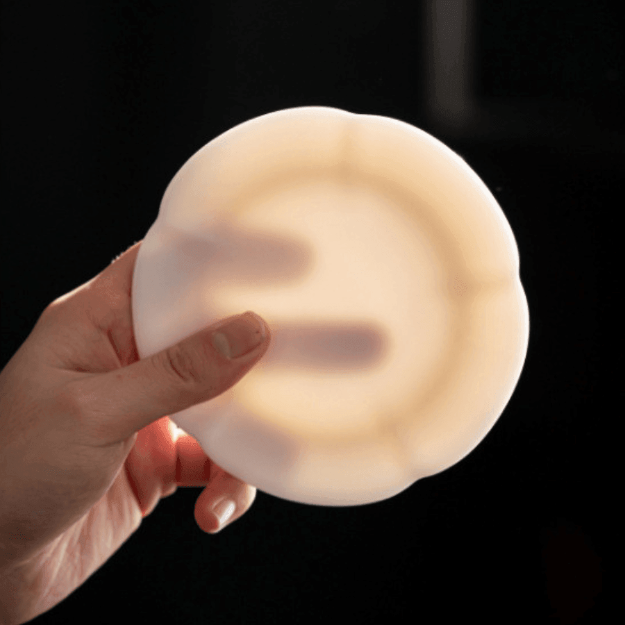 Handcrafted Ceramic Tea Cup With Embedded Ceramic Rose