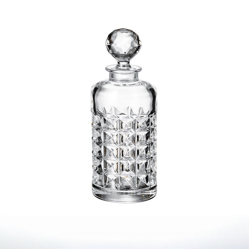 BOHEMIA DIAMOND Crystal Whisky Decanter Set