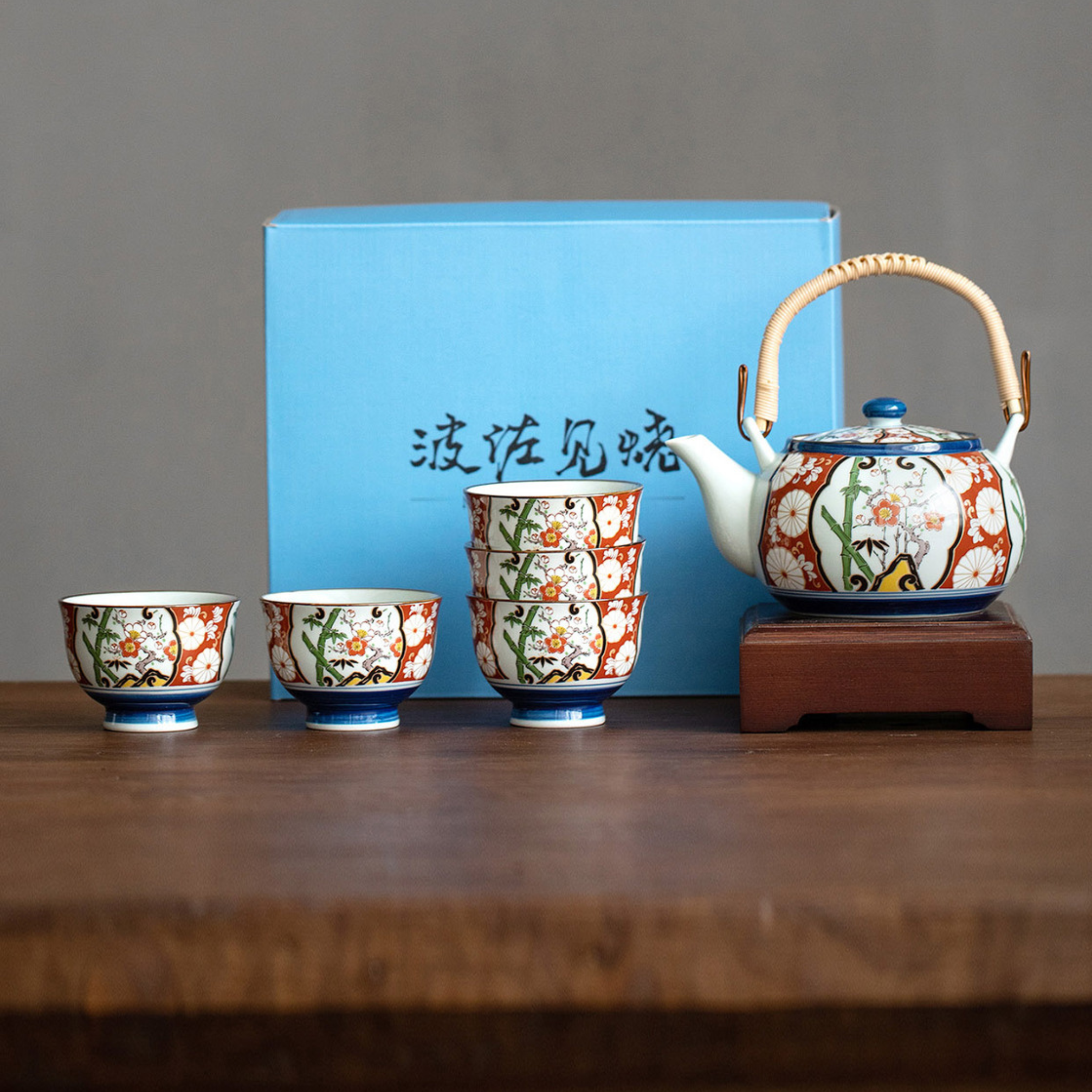 Japanese Imari Series Handcrafted Tea Cups