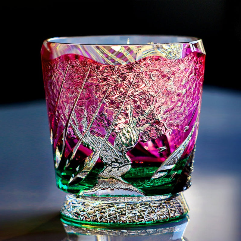 Sakura Edo Kiriko Whiskey Glass - Supreme Collection