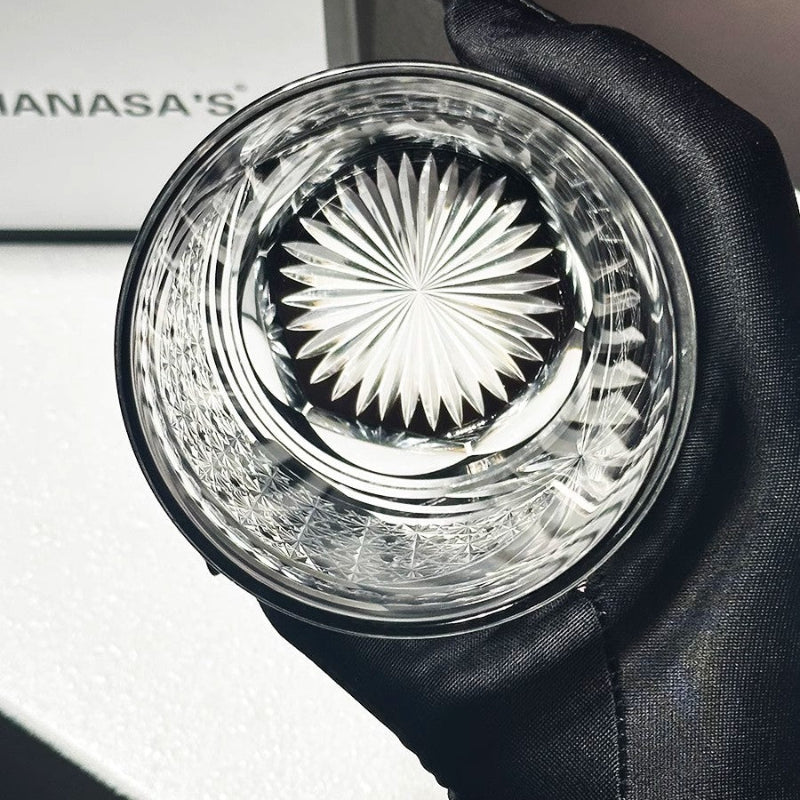 VIANASA'S Dark Collection Edo Kiriko Whiskey Glass - Goglasscup