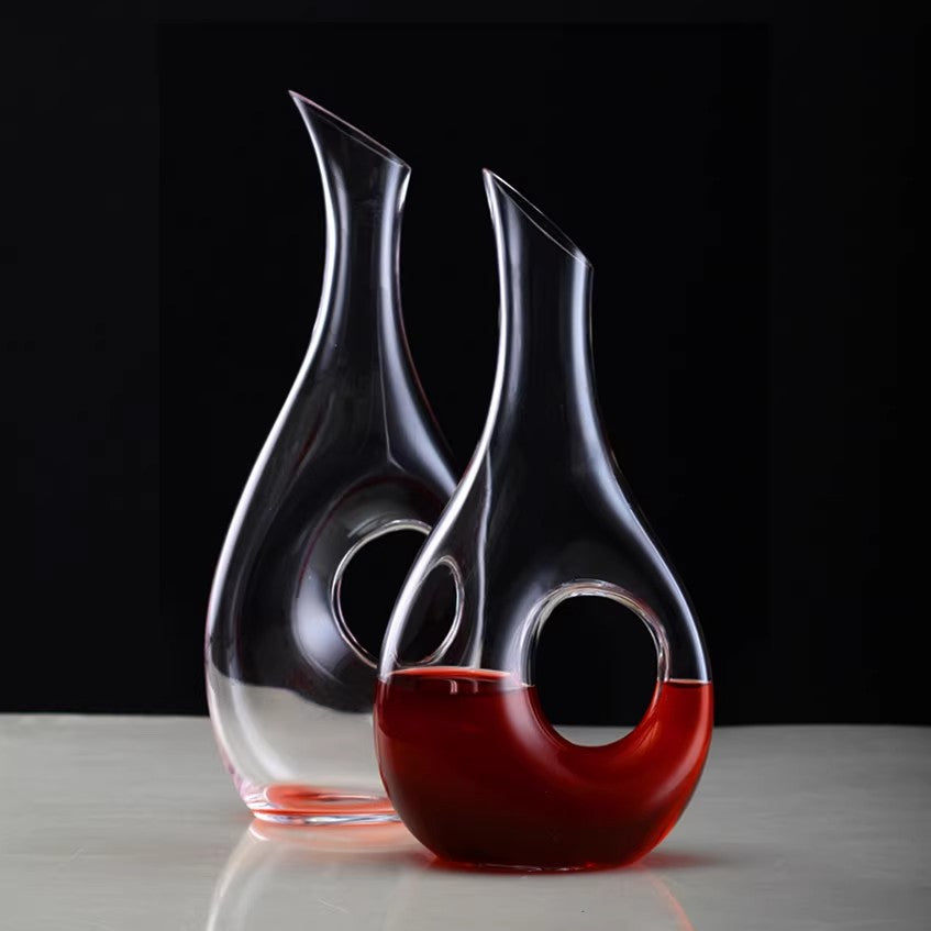 GoGlassCup Halo Crystal Wine Decanter Goglasscup