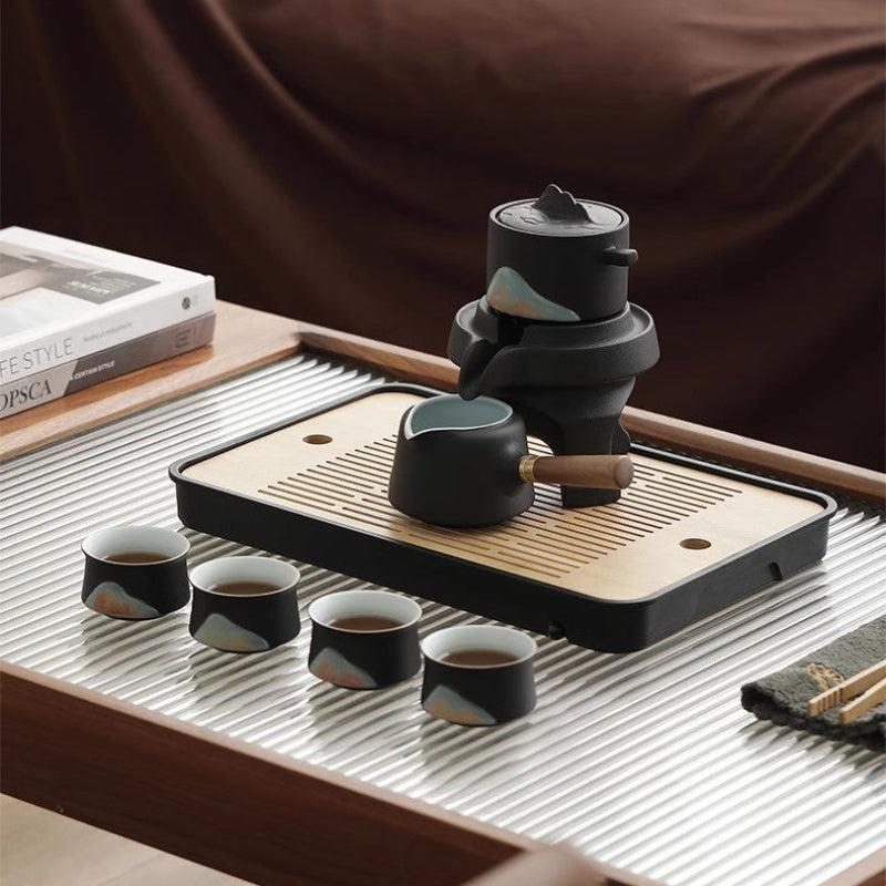 GOGLASSCUP Forbidden City Cultural Creativity Distant Hills Automatic kungfu Tea Set - Goglasscup