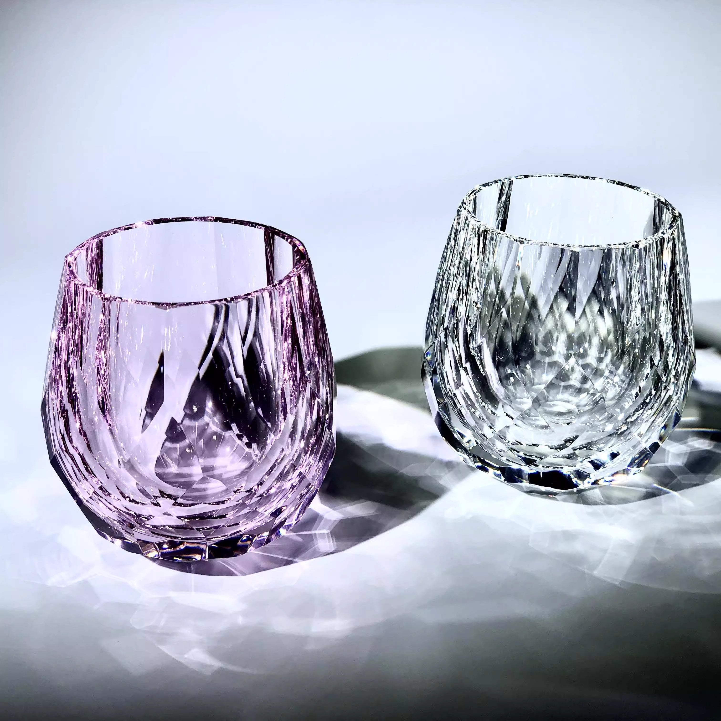 GOGLASSCUP Hand Cut Crystal Whiskey Glass - Goglasscup