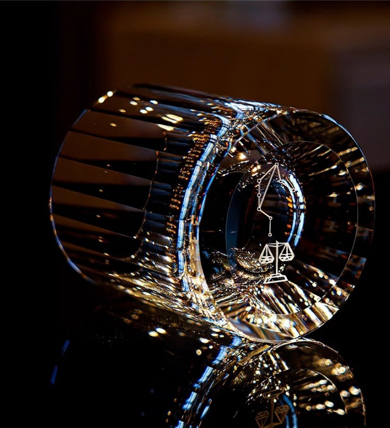 European Crystal 12 Zodiac Signs Whiskey Glass GoGlassCup