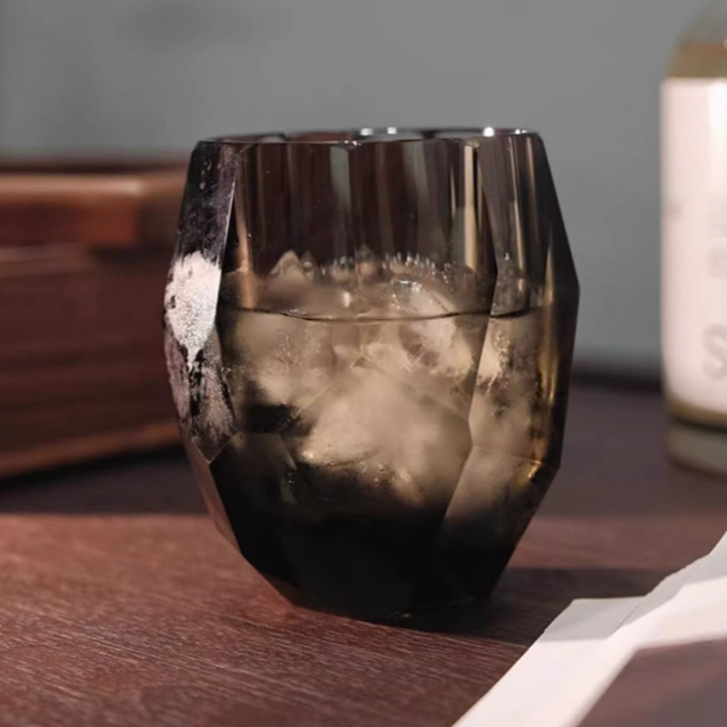 Cullinan K9 Crystal Whiskey Glass Rough Stone Cutting