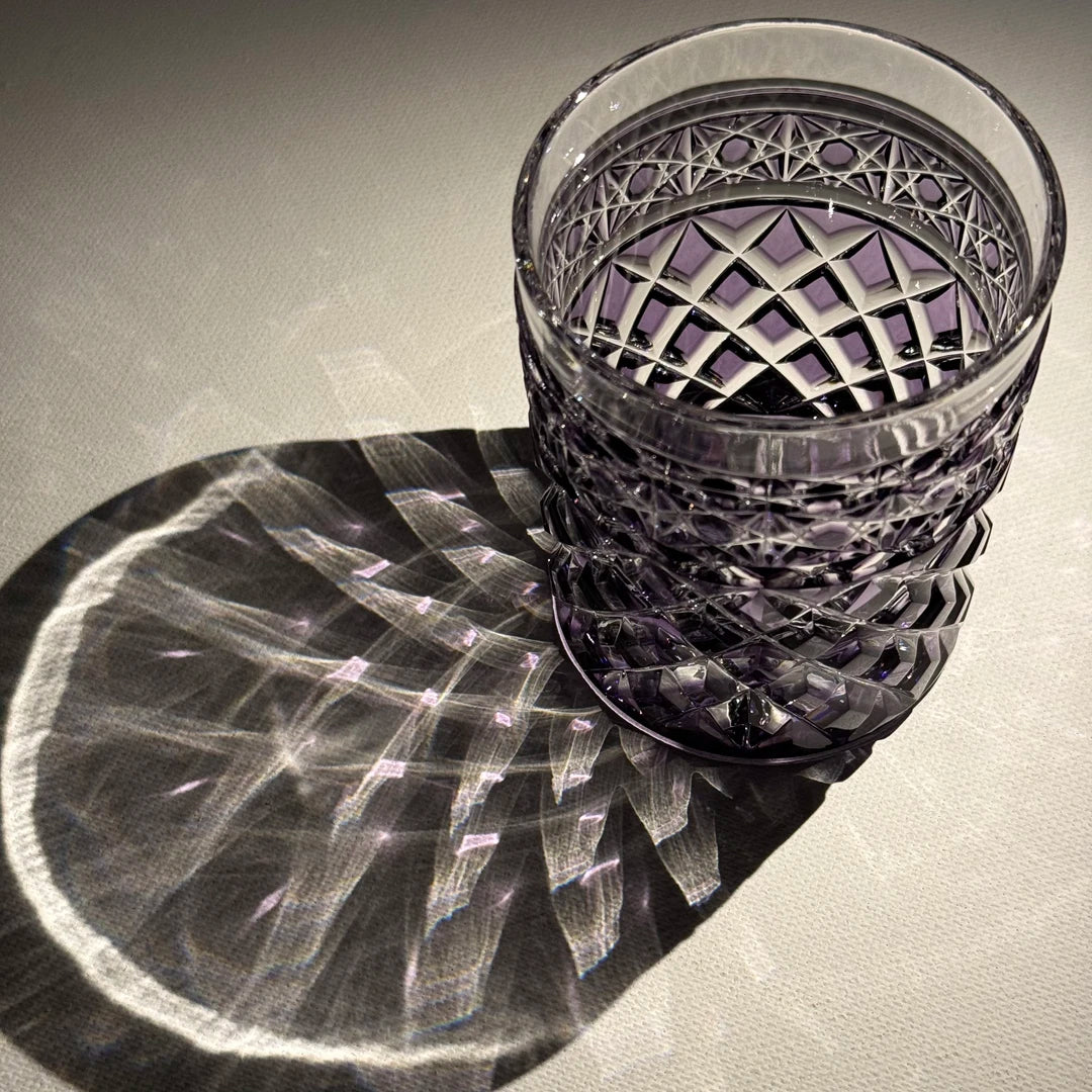 GOGLASSCUP Star Arrow Edo Kiriko Whiskey Glasses - Goglasscup