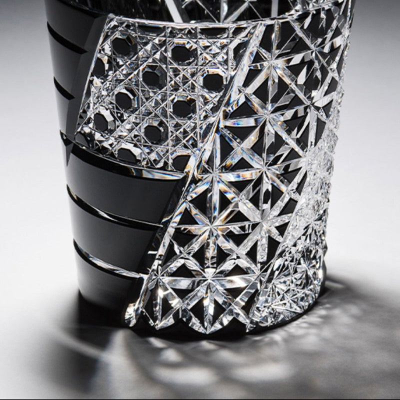 Retro July Night Edo Kiriko Whiskey Glass