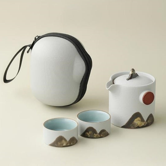 GoGlassCup Breeze Portable Travel Tea Set GoGlassCup