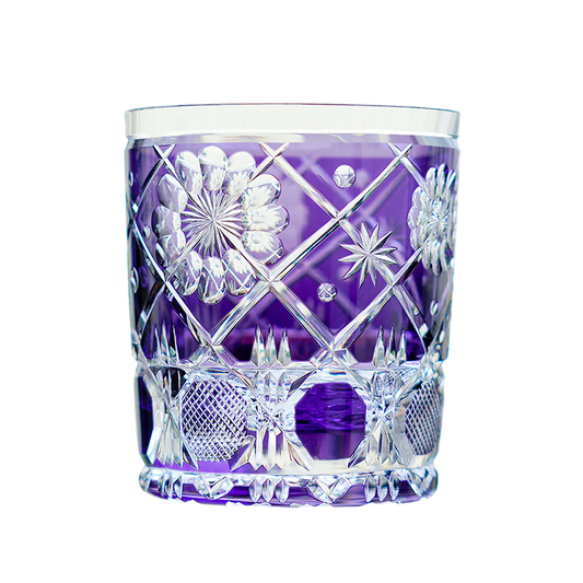 GOGLASSCUP Retro Flower Cage Kiriko Glasses GoGlassCup