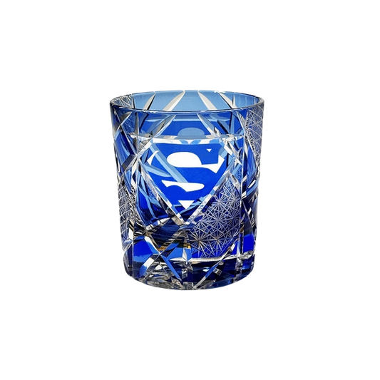 VIANASA'S Superman Returns Edo Kiriko Whiskey Glass