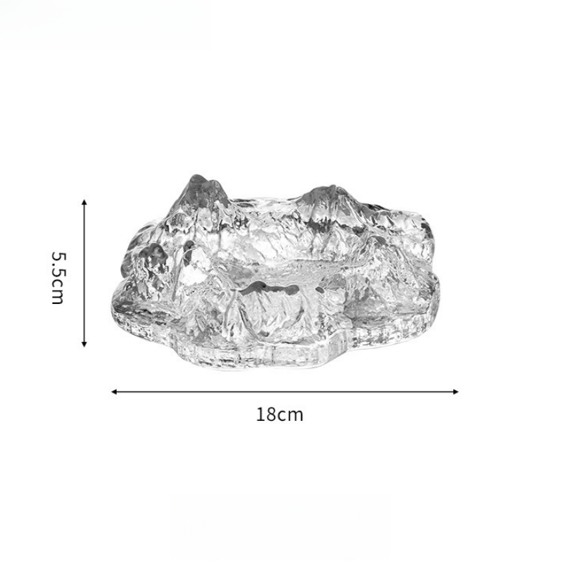 Tlife Iceberg Glass Ashtray GoGlassCup