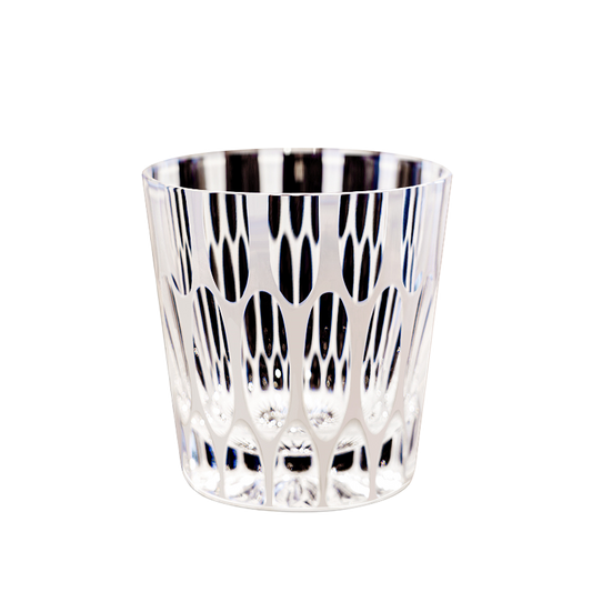 Edo Kiriko Handcrafted Aomidori Wave Glass GoGlassCup
