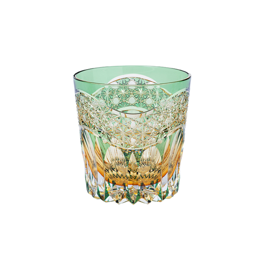 KAGAMI Edo Kiriko Morning Light Whiskey Glass - Goglasscup