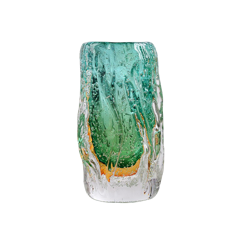 GoGlassCup Lake Blue Glass Vase GoGlassCup