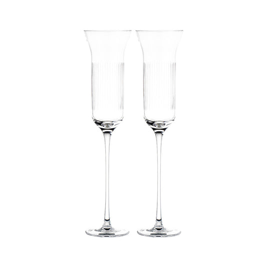 RESONG Lead-free Hand-carved Crystal Champagne Glass - Goglasscup