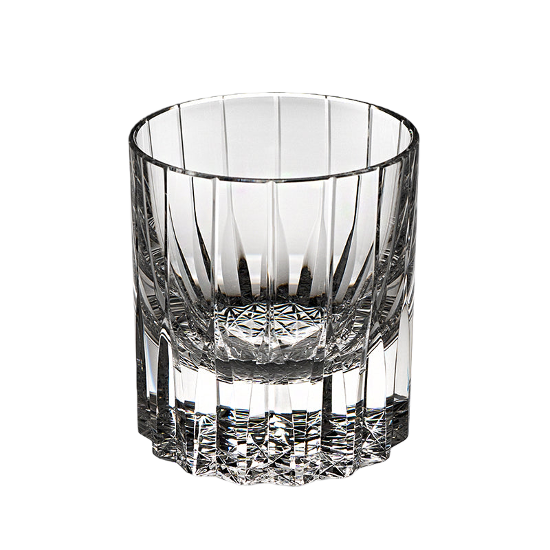 Buy 3 Get 1 Free: Edo Kiriko Handcrafted Whiskey Glass Set | Includes Purple Cloud, Dark Knight, Starry Night & Gift (Amber Celestial)