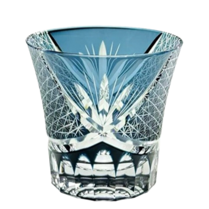Chrysanthemum - Edo Kiriko Whiskey Glass