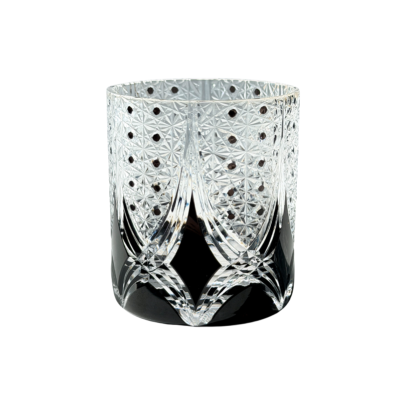 Dark Humor Edo Kiriko Whiskey Glass - Phantom