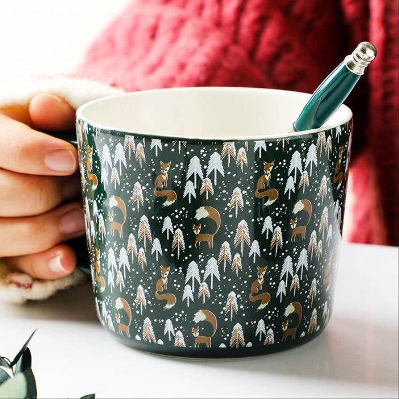 TLIFE Christmas Forest Series Ceramic Mug GoGlassCup