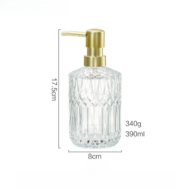 TLIFE Glass Lotion Bottle 390ML Goglasscup