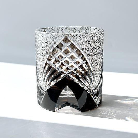 Dark Humor Edo Kiriko Whiskey Glass - Ghost