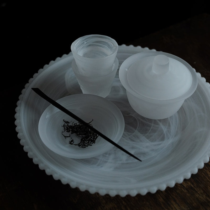 GoGlassCup Cloud Frosted Matte Tea Cup Set - Goglasscup