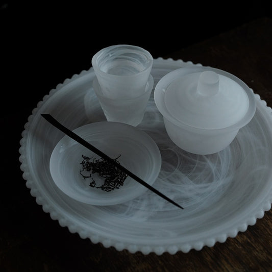 GoGlassCup Cloud Frosted Matte Tea Cup Set - Goglasscup