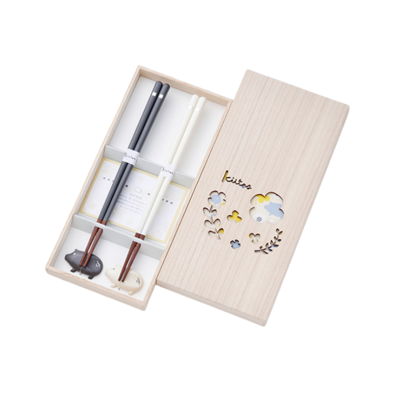 Japanese Handcrafted Wooden Chopsticks Set-KIITOS