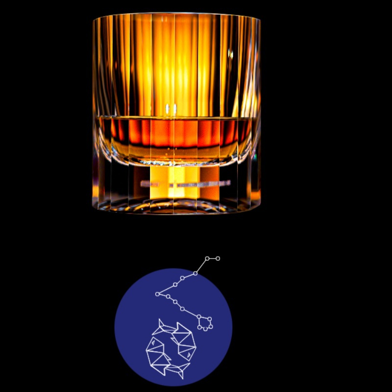 European Crystal 12 Zodiac Signs Whiskey Glass GoGlassCup
