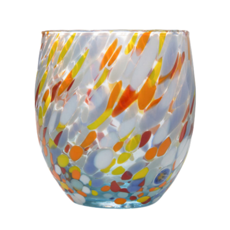 Italian ZECCHIN Handmade Colored Glasses