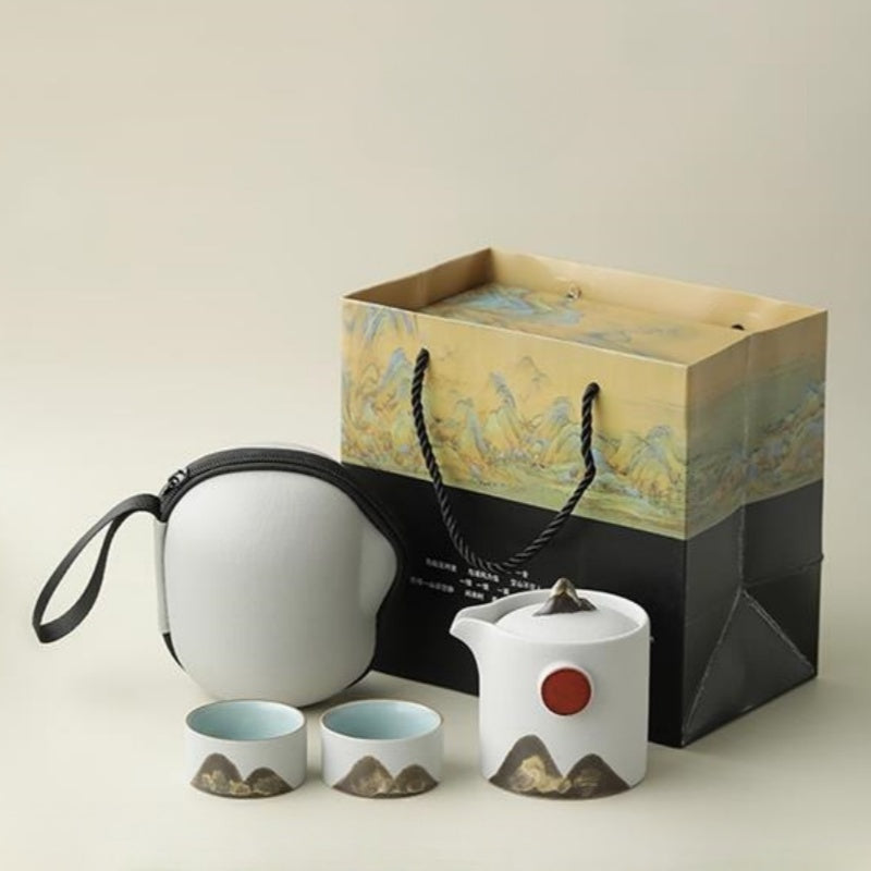 GoGlassCup Breeze Portable Travel Tea Set GoGlassCup