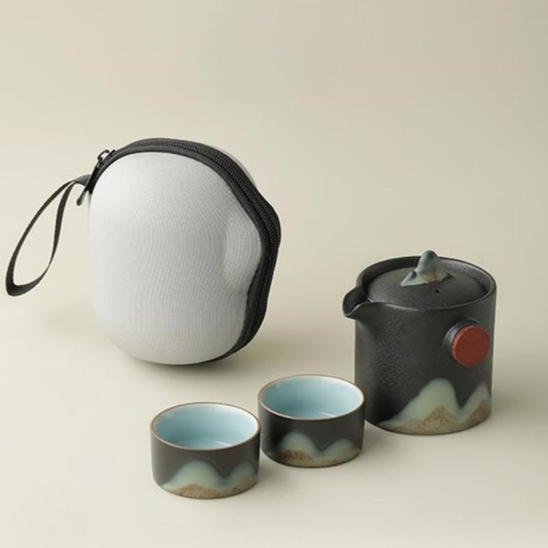 GoGlassCup Breeze Portable Travel Tea Set GoGlassCup