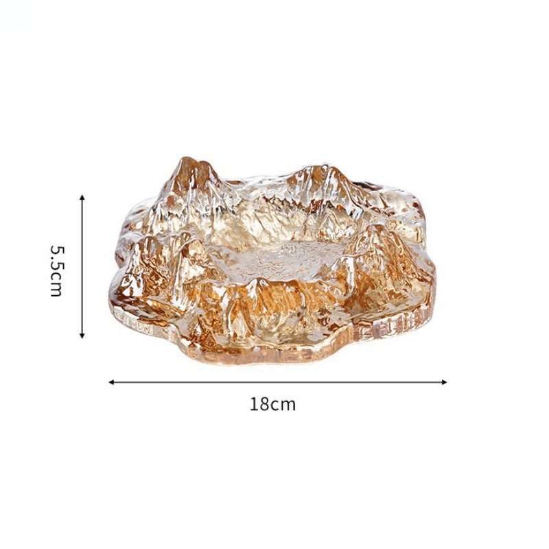 Tlife Iceberg Glass Ashtray GoGlassCup